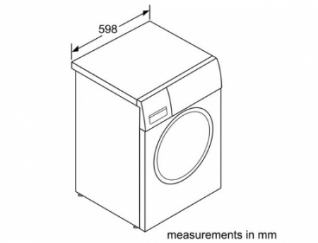 ماشین لباسشویی بوش 9 کیلویی سری 8 مدل WAW32560GC - Image 2