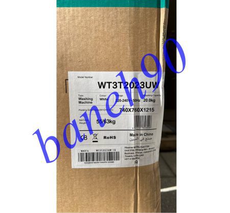 ماشین لباسشویی 20 کیلو هایسنس مدل WT3T2023UW - تصویر 9